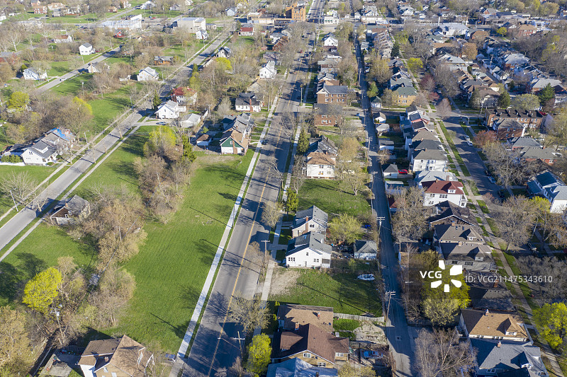 美国底特律的空地图片素材