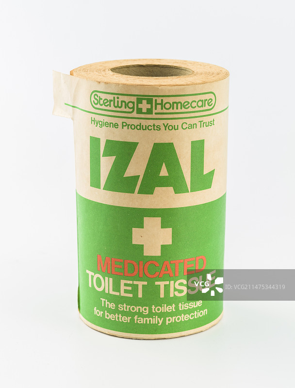 20世纪70年代的药用卫生纸图片素材