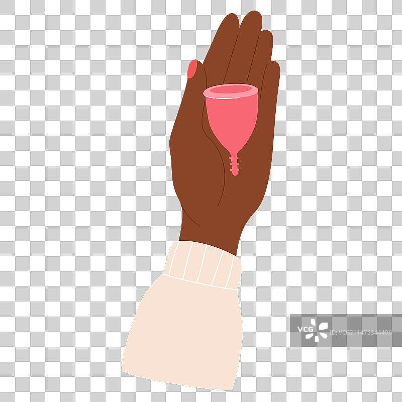 非洲裔美国黑人女性的手图片素材