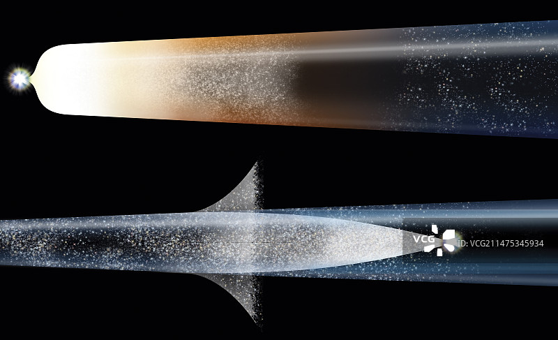 宇宙大爆炸和终结，插图图片素材