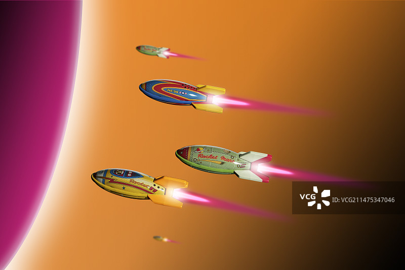 太空旅行概念图图片素材