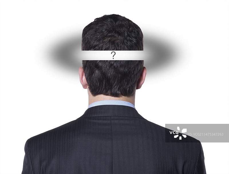 困惑的男人，概念图像图片素材