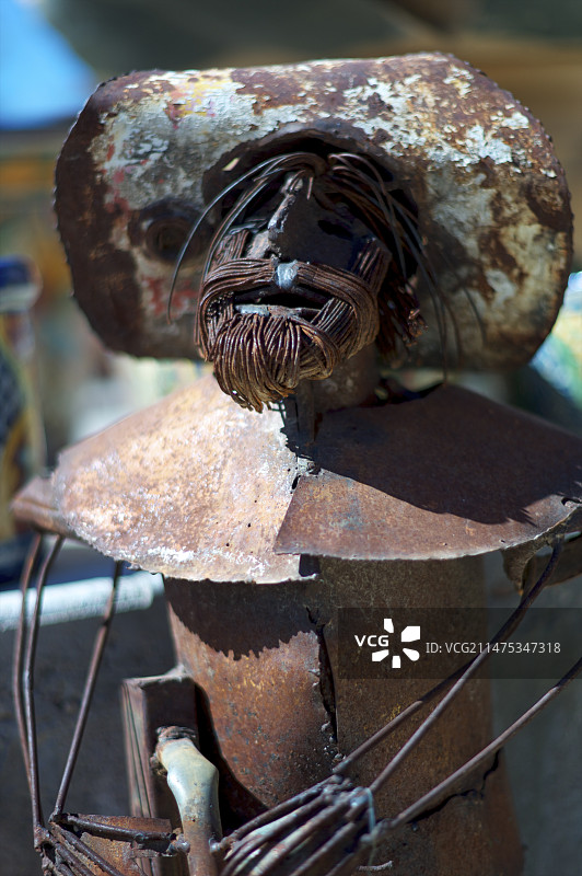 金属雕塑图片素材