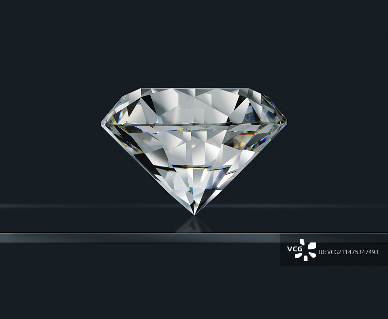 绚丽的切割钻石宝石图片素材