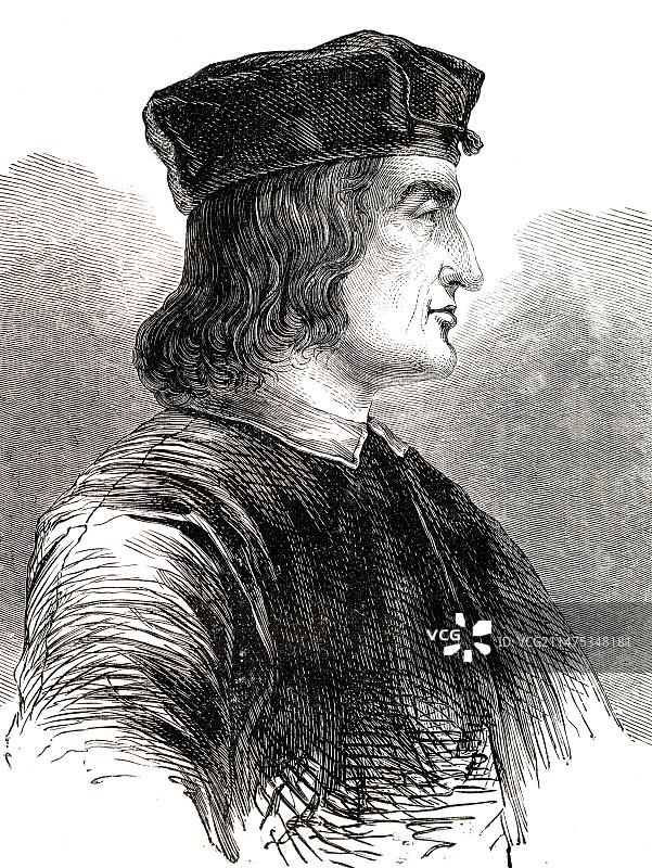 意大利出版商奥尔德斯·马努提乌斯图片素材