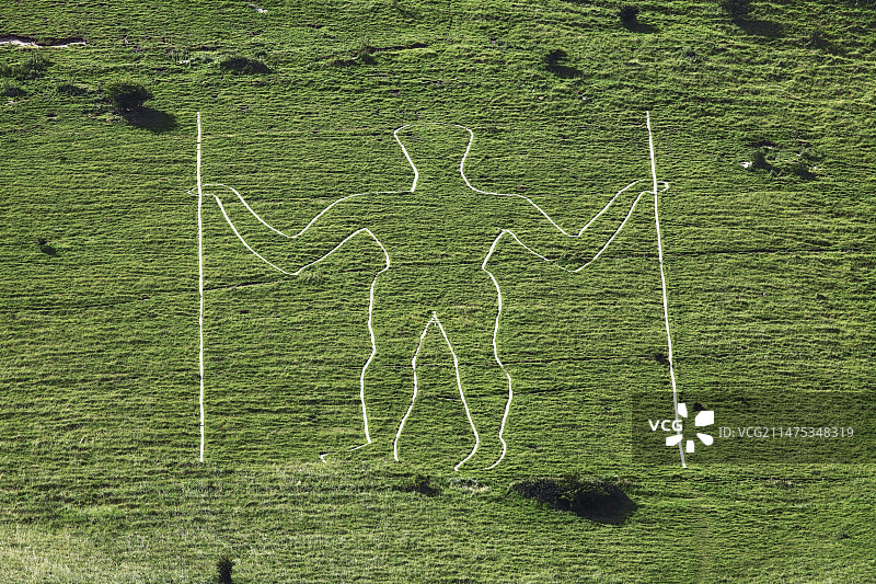 威明顿的长人图片素材