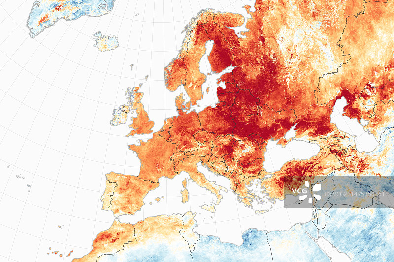 2019年2月欧洲气温异常图片素材