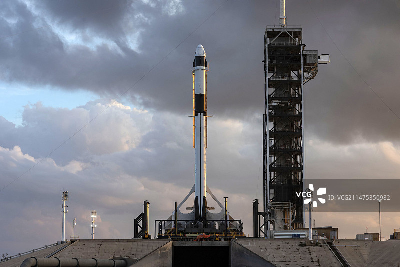 龙飞船2号发射台演示任务1图片素材