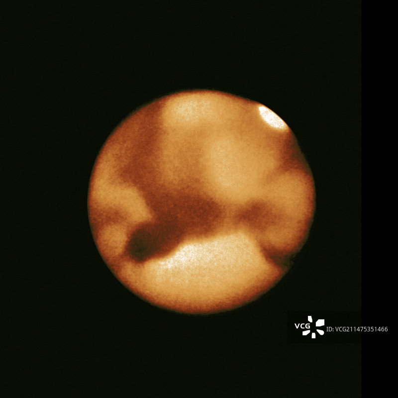 1924年火星红外照片图片素材