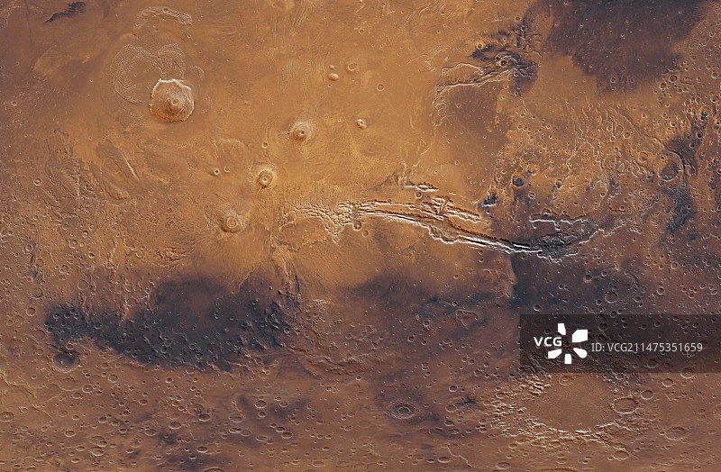 火星水手号峡谷插图图片素材