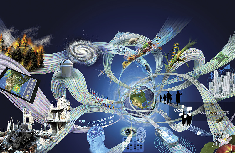 国家科学基金会研究插图图片素材