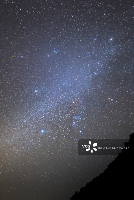 冬季的银河图片素材