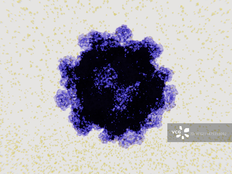 诺如病毒颗粒图图片素材