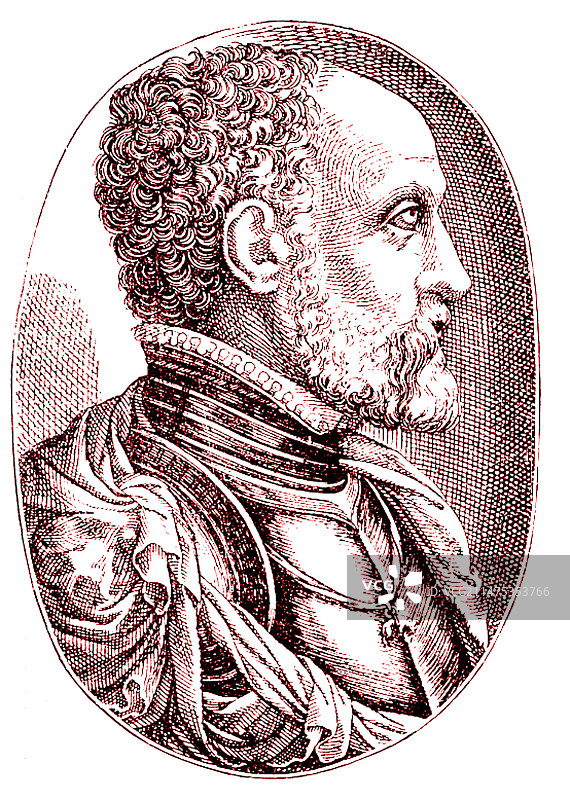 费兰特·贡扎加，意大利军事指挥官图片素材