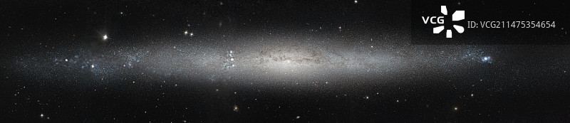 银针星系，哈勃太空望远镜图像图片素材