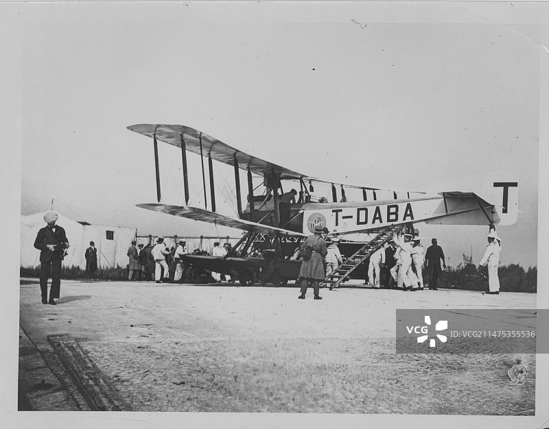 20世纪30年代的航空邮件服务图片素材