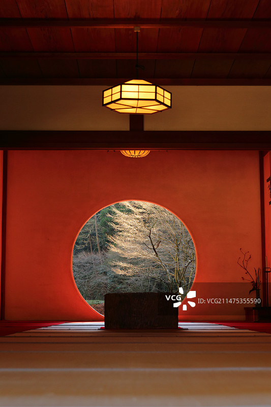 冬季的镰仓明月院图片素材