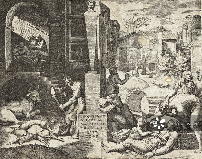 16世纪的瘟疫受害者图片素材