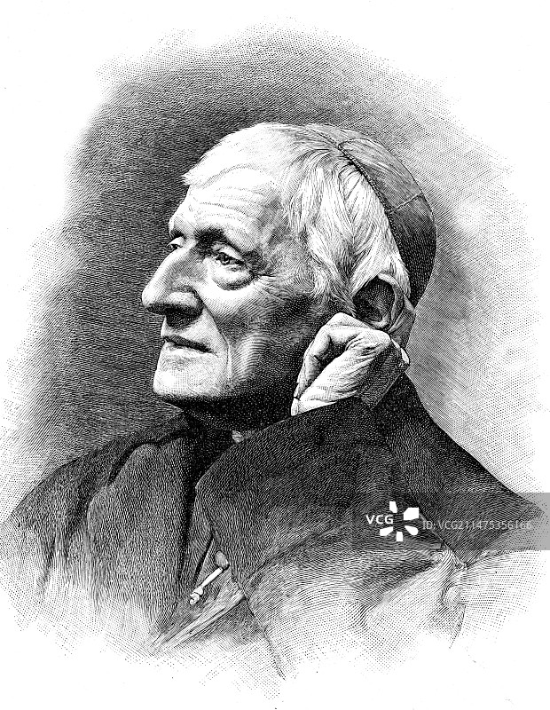 约翰·纽曼，英国神学家图片素材