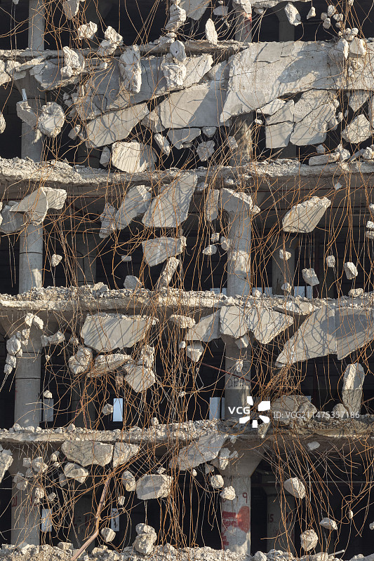 美国罗克艾兰犁公司大楼拆除图片素材