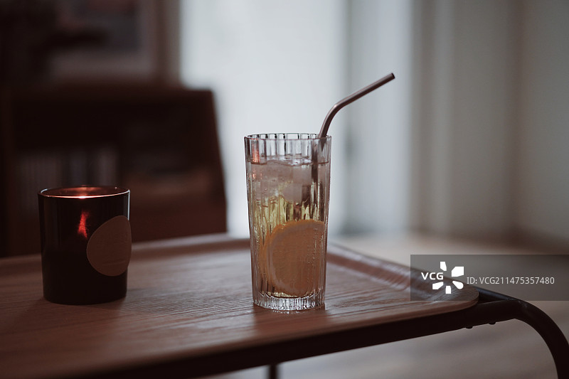 柠檬苏打水图片素材