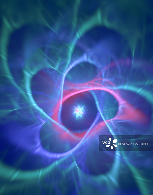 原子核概念图图片素材