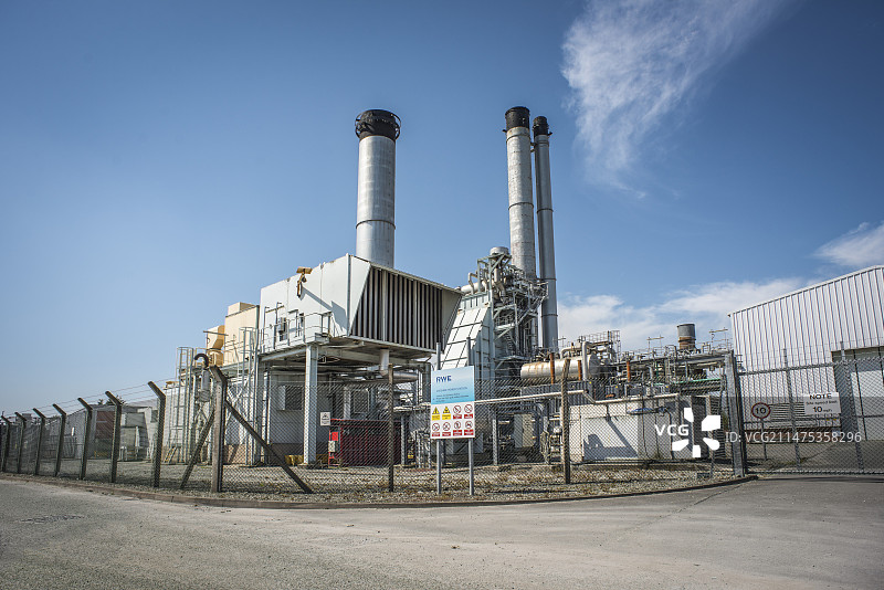 英国柴郡热电厂图片素材