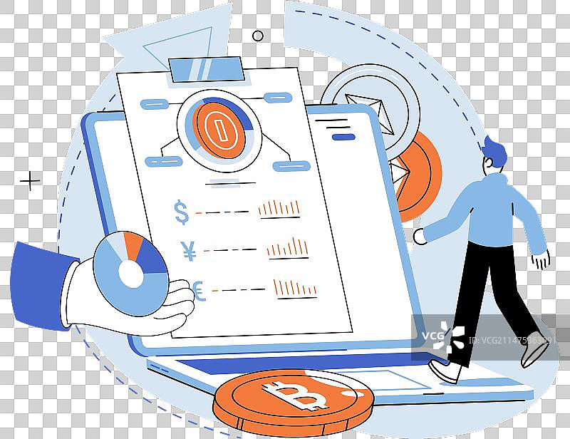 加密货币银行机构正在适应图片素材