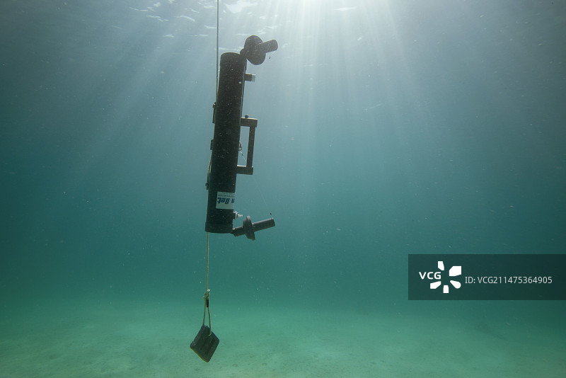 海洋水质采样图片素材