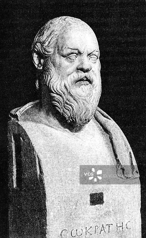 古希腊哲学家苏格拉底图片素材