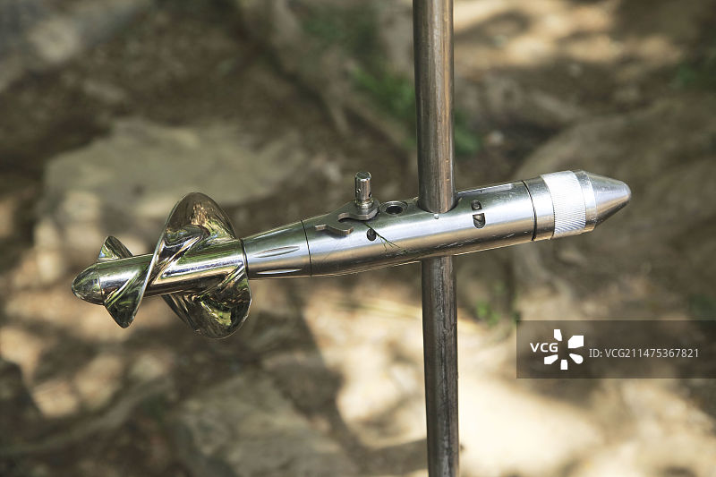 河流流量计图片素材