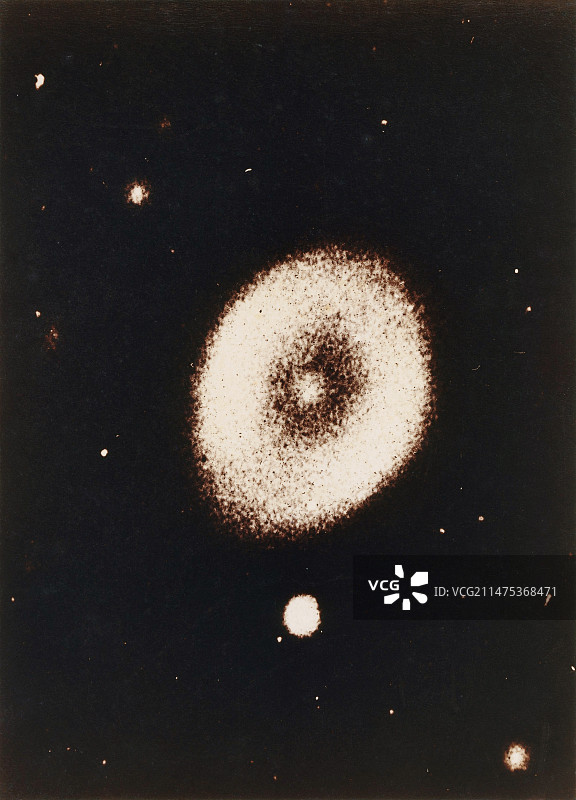 环状星云，19世纪80年代图片素材