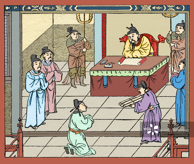 中国唐朝皇帝图片素材