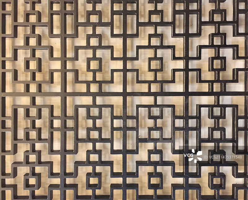 中式窗阁图案图片素材