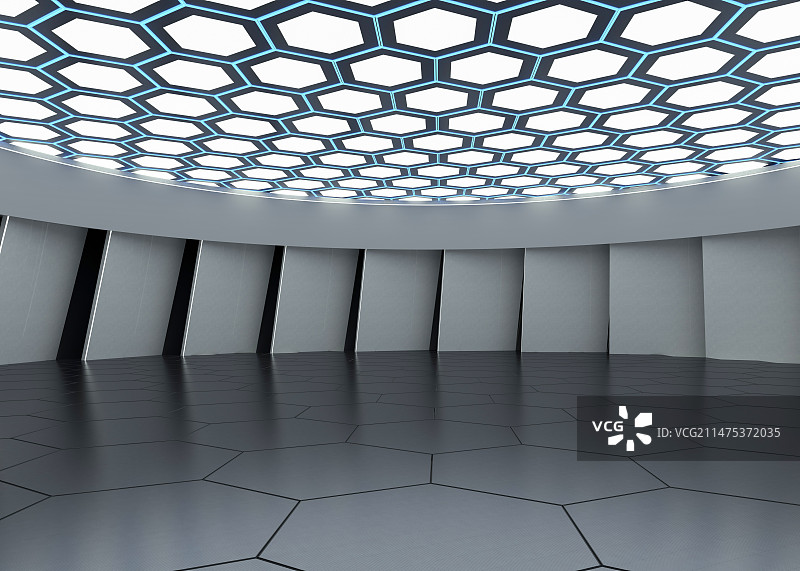 科幻室内空间图片素材