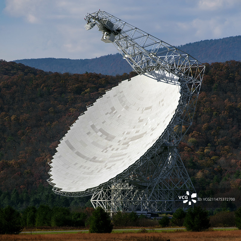 美国绿岸望远镜图片素材