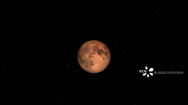 2018年1月超级月亮全月食图片素材