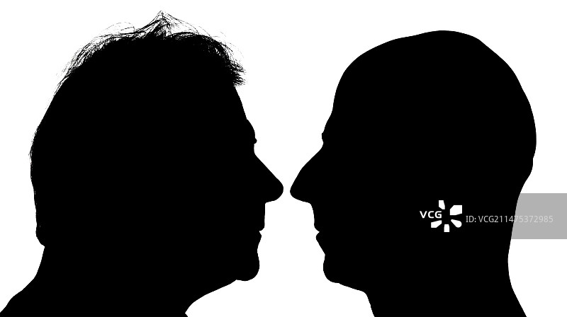 头像剪影图片素材