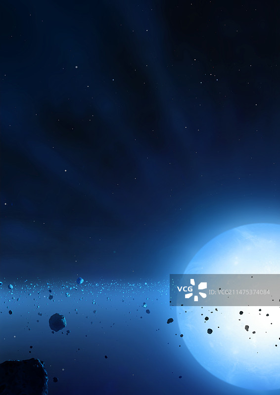 织女星碎片盘图片素材