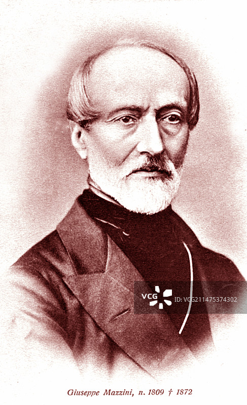 朱塞佩·马志尼，意大利政治家图片素材