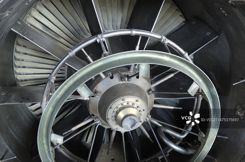 协和式飞机引擎进气口图片素材