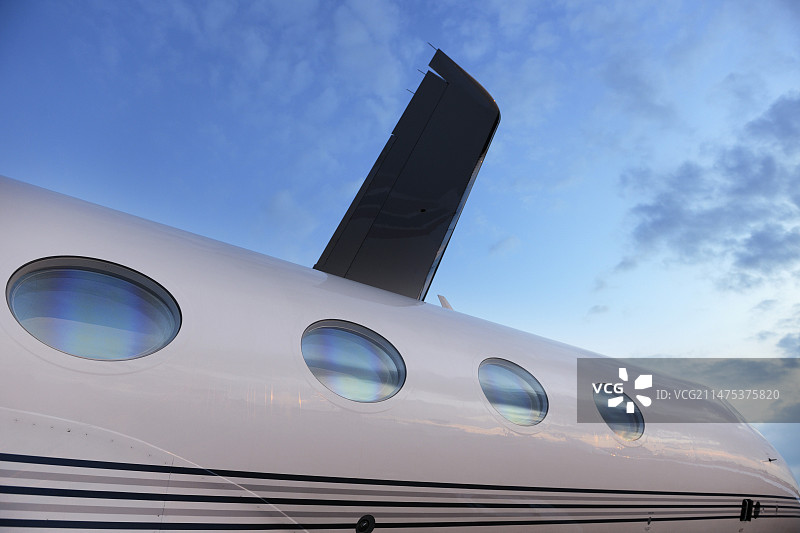 湾流G450公务机特写图片素材