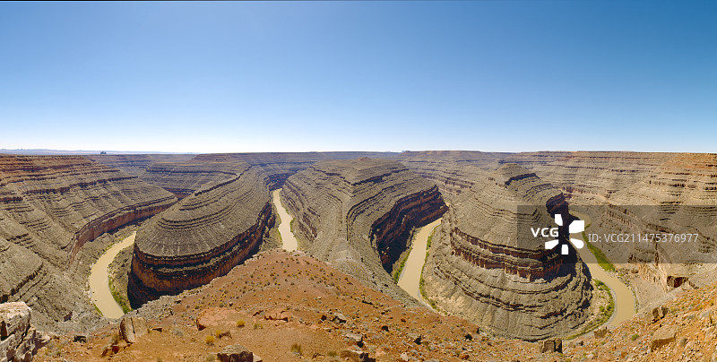 圣胡安鹅颈湾，美国犹他州图片素材