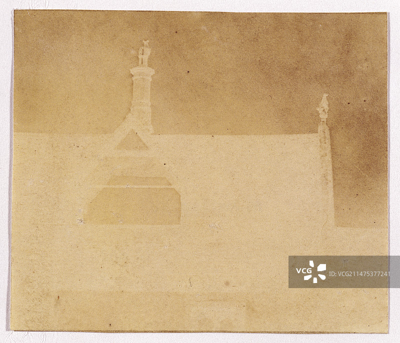 塔尔博特拍摄的拉科克修道院，1835年图片素材