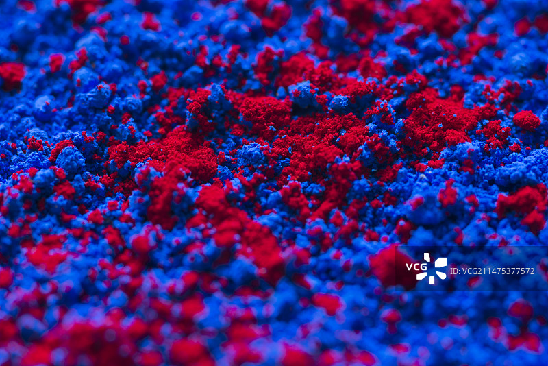 红蓝艺术家颜料图片素材