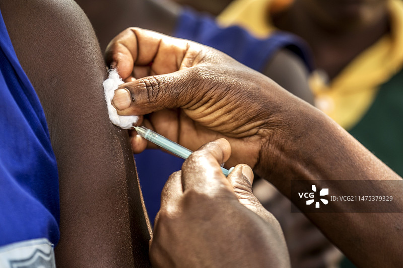 注射破伤风疫苗图片素材