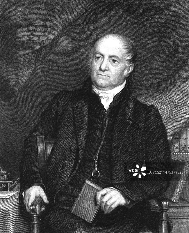 英国数学家奥林瑟斯·格雷戈里图片素材