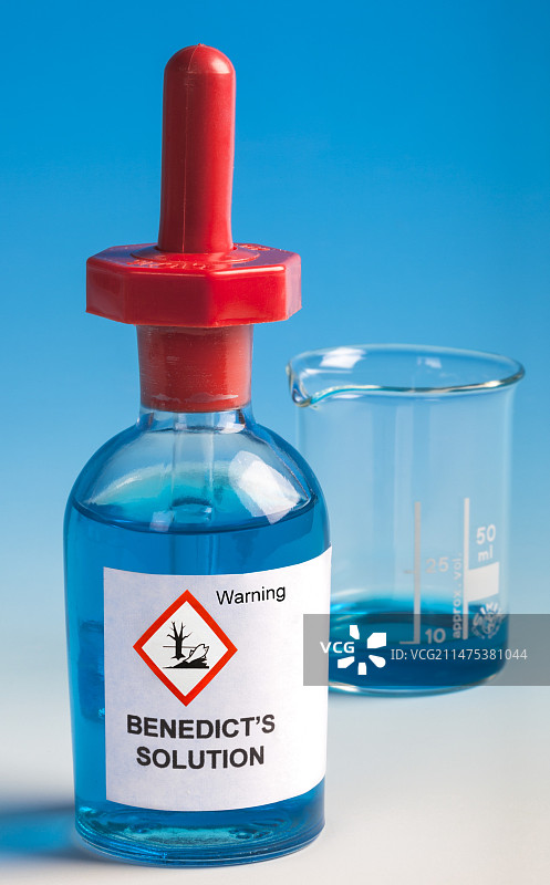 滴瓶中的本尼迪克特溶液图片素材