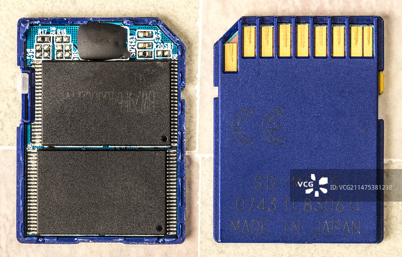安全数字高容量存储卡图片素材