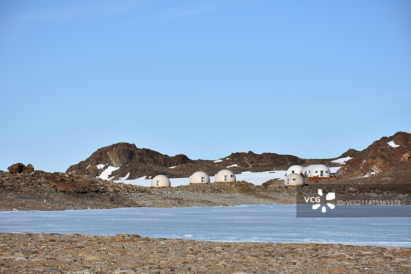 南极洲的威查威营地图片素材
